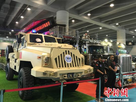 特種車(chē)輛參展 索有為 攝